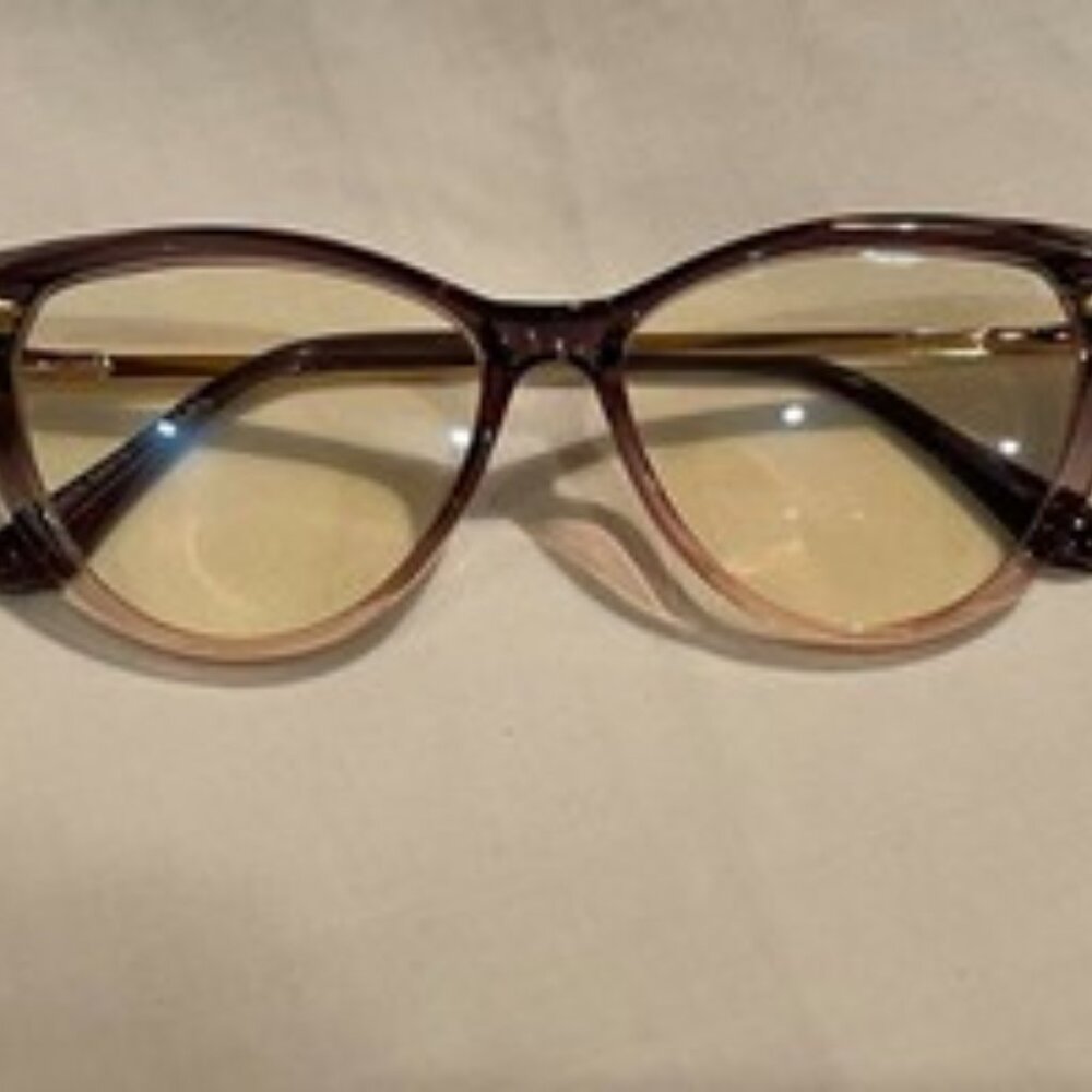 Purple Eyeglass Frames for Women Blue Blocker 95676 Sunglasses Frames